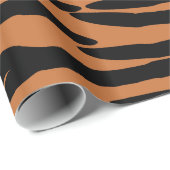 Tigerfell-Muster Geschenkpapier (Rolleneckpunkt)