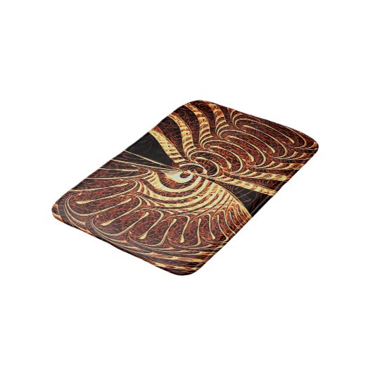 Tigerfisch Badematte (Schrägansicht)