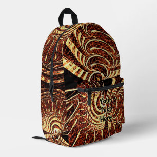 Tigerfisch Bedruckter Rucksack