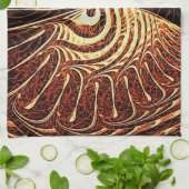 Tigerfisch Handtuch (Gefaltet)