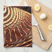 Tigerfisch Handtuch (Viertel Falte)