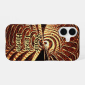 Tigerfisch iPhone 16 Hülle (Rückseite (Horizontal))