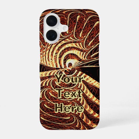 Tigerfisch iPhone 16 Hülle (Rückseite)