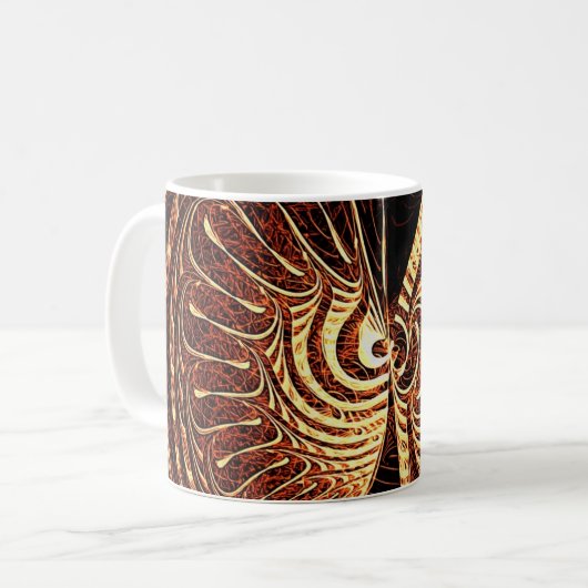 Tigerfisch Kaffeetasse (Vorderseite Links)