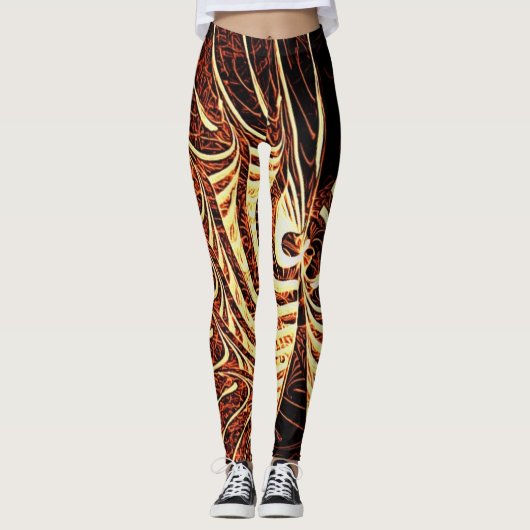 Tigerfisch Leggings (Vorderseite)