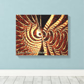 Tigerfisch Leinwanddruck (Insitu (Holzboden))