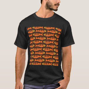 Tigerfischmuster T-Shirt