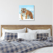 Tigergebirge Winterschnee Natur Foto Leinwand (Insitu (Schlafzimmer))
