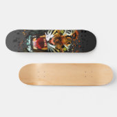 Tigergebrüll Skateboard (Horizontal)