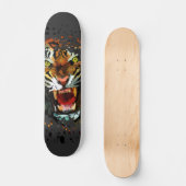 Tigergebrüll Skateboard (Vorderseite)