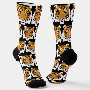 Tigergefecht Gemustert Socken