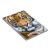 Tigergefecht Personalisiert Notizblock (Rechte Seite)