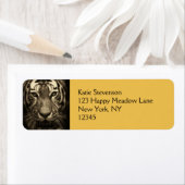 Tigergefecht wachsen in Sepia Tones (Insitu)