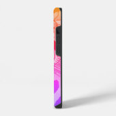 Tigergefecht Zeichnend iPhone Hülle (Linke Seite)