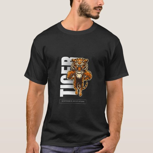 Tigergeist entfesselt T-Shirt (Vorderseite)
