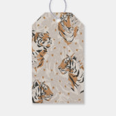 Tigergeschenk zum ersten Geburtstag Geschenkanhänger (Rückseite)