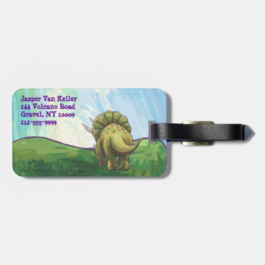 Tigergeschenke und -zubehör gepäckanhänger (Rückseite horizontal)