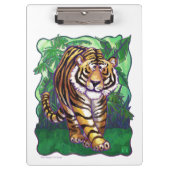 Tigergeschenke und -zubehör klemmbrett (Vorderseite)