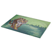 Tigergeschenke und -zubehör schneidebrett (Ecke)
