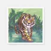 Tigergeschenke und -zubehör serviette (Vorderseite)