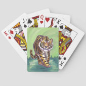 Tigergeschenke und -zubehör spielkarten (Rückseite)