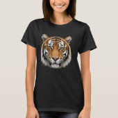Tigergesicht Basic T-Shirt für Damen (Vorderseite)