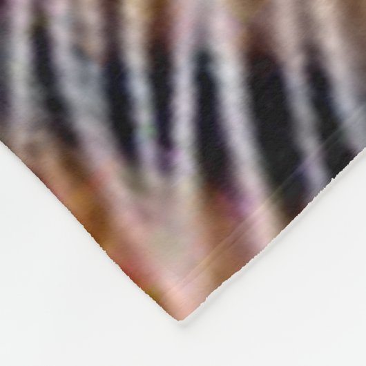 Tigergesicht Fleecedecke (Ecke)