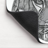 Tigergesicht Mousepad (Ecke)