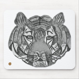 Tigergesicht Mousepad