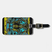 Tigergesicht Nah-up 9 Gepäckanhänger (Vorderseite horizontal)