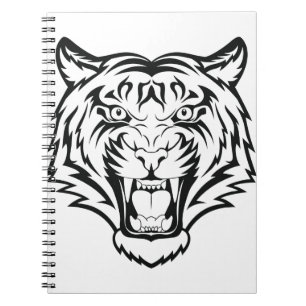 Tigergesicht Notizblock