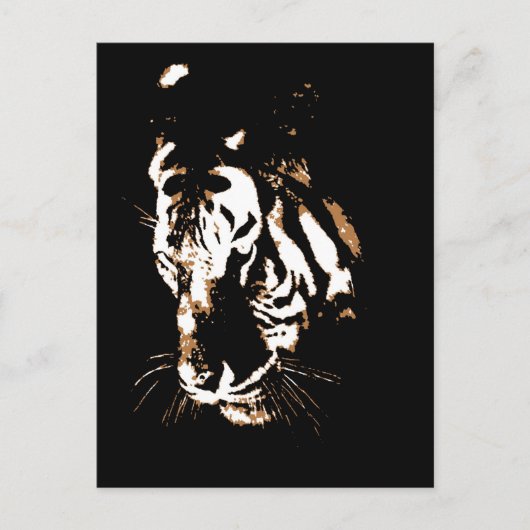 Tigergesicht Postkarte (Vorderseite)