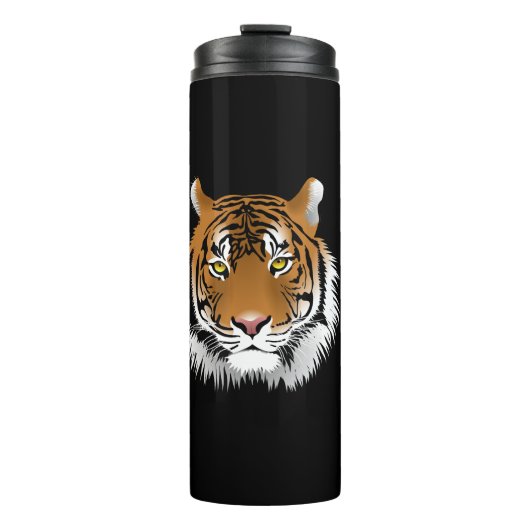 Tigergesicht-Thermobecher Thermosbecher (Vorderseite)