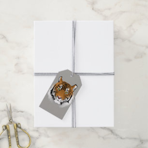 Tigergesichts-Geschenkumbauten Geschenkanhänger