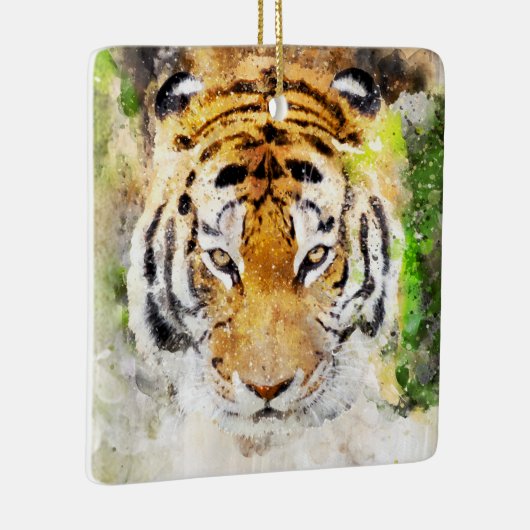 Tigergesichtsverzierung Keramikornament (Rechts)