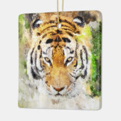 Tigergesichtsverzierung Keramikornament (Links)