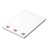 Tigergestaltung Notizblock (Rotiert)