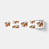 Tigergestaltung Satinband (Vorderseite)