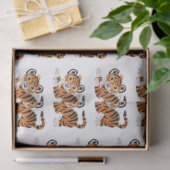 Tigergestaltung Seidenpapier (Geschenk)