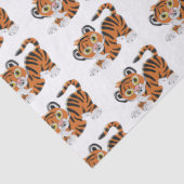 Tigergestaltung Seidenpapier (Detail)