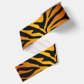 Tigergestreifter Aufdruck Ripsband (Rückseite)