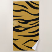 Tigergestreiftes Strandtuch (Vorderseite)