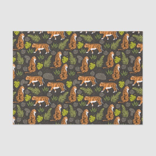 Tigergewebe Seidenpapier (Vorderseite)