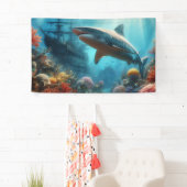 Tigerhai & Korallenriff Banner (Insitu)