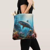 Tigerhai & Korallenriff Tasche (Von Nahem)