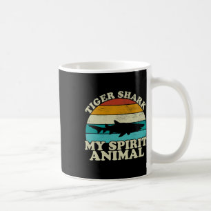 Tigerhai mein Seelentier - Vintage Fisch Fischen Kaffeetasse