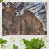 Tigerhandtuch Küchentuch (Gefaltet)