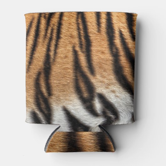 Tigerhaut: Abstrakte Textur Dosenkühler (Vorderseite)