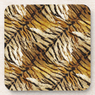 Tigerhaut, stylish, tiger, gestreift, tierischer A Getränkeuntersetzer