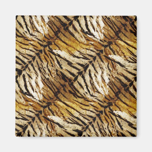 Tigerhaut, stylish, tiger, gestreift, tierischer A Magnet (Vorne)